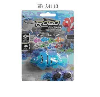 Робо-Рыбка Клоун (синяя, электромагнитный мотор, активируется в воде)